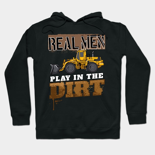 Heavy Equipment Operator Excavator Driver Digger Hoodie by Krautshirts